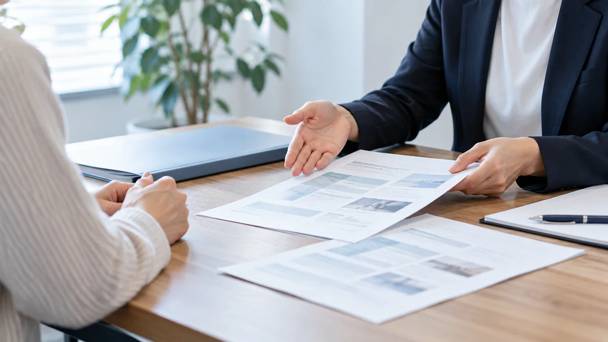 調査料金について事前に説明する相談員
