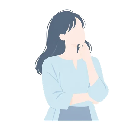 パートナーの変化に違和感を抱く女性