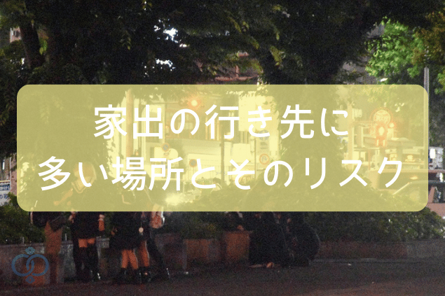 家での行き先に多い場所とそのリスク