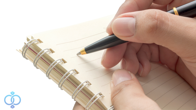 ペンでメモする