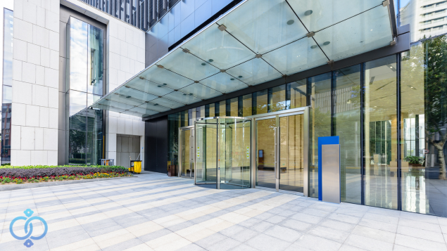 オフィスのエントランス