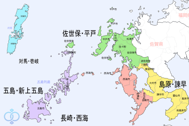 長崎県の出張対応エリアを紹介したイメージ画像
