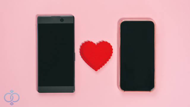 スマホとハート