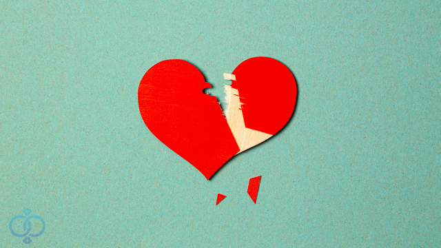 割れたハート