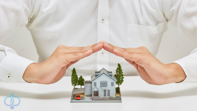 置物の家を守る手