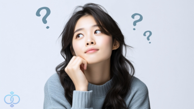 考える女性