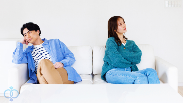 不機嫌なカップル